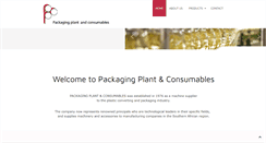 Desktop Screenshot of packagingplant.co.za